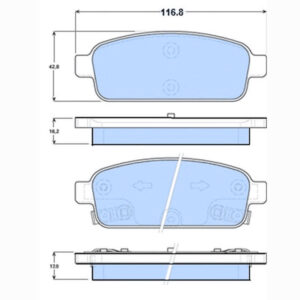 Δισκόφρενα  ZTEC+ για Citroen,Opel